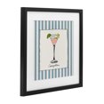 thumbnail image 2 of Stupell Industries Modern Cosmopolitan Summer Stripes Black Framed Print Under Glass, 13 x 13, by Susan Jill, 2 of 8