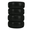 thumbnail image 1 of 1/8 RC Wheel, 4PCs RC Rubber Tire Lasting Serving  for Car Black,Red,White, 1 of 7