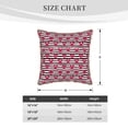 thumbnail image 4 of Fotbe Hearts And Lines Pattern Velvet Decorative Throw Pillow Covers with Elegant Piping, Soft Plush Cushion Cover for Sofa, Bed, Car, Office-20"x20", 4 of 8