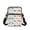 Horse Flower Print, variant on FUIALDOLG Wild Floral Print Lightweight Crossbody Purse, Polyester Crossbody Bag Portable Crossbody Bags for Outdoor Work