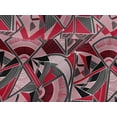 thumbnail image 4 of oneOone Viscose Jersey Bright Red Fabric Triangle & Art Geometric Sewing Craft Projects Fabric Prints By Yard 60 Inch Wide, 4 of 5