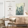 thumbnail image 5 of Elephant Stock Blue Spring Ii Wall Art - Vertical Canvas Wall Art - Living Room Wall Decor - Abstract Canvas - Teal And Yellow Decor By Tim O'toole - 16" x 24", 5 of 8