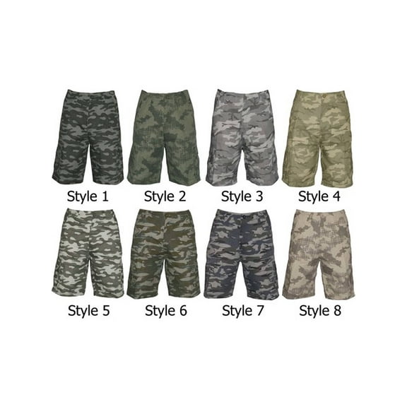 Cargo Army Camouflage Military Tactical Combat Casual Shorts - Style3 - Size 34
