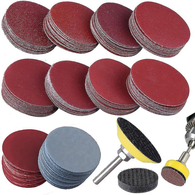 Almohadillas de discos de lijado BRILLAR 100 piezas 50 mm para LIJADORA Orbital