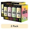 (2 pack) Mamitas Tequila Seltzer Variety Pack 5% ABV, 8/12 Can Sparkling Hard Seltzer