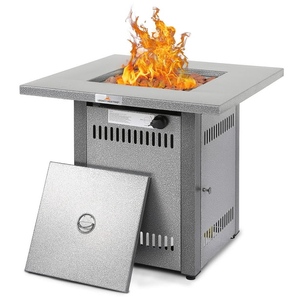 Legacy Heating 28" Square 50000 BTU Propane Fire Pit Table