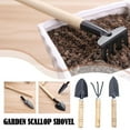 thumbnail image 2 of Flower Pots Multifunctional Wooden Handle Small Rake Shovel Shovel Garde❄ M4M7, 2 of 6