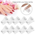 thumbnail image 5 of 10 Pieces Transparent Nail Tips Clip, Finger Poly Quick Building Gel Extension Nail Art Manicure, 5 of 5
