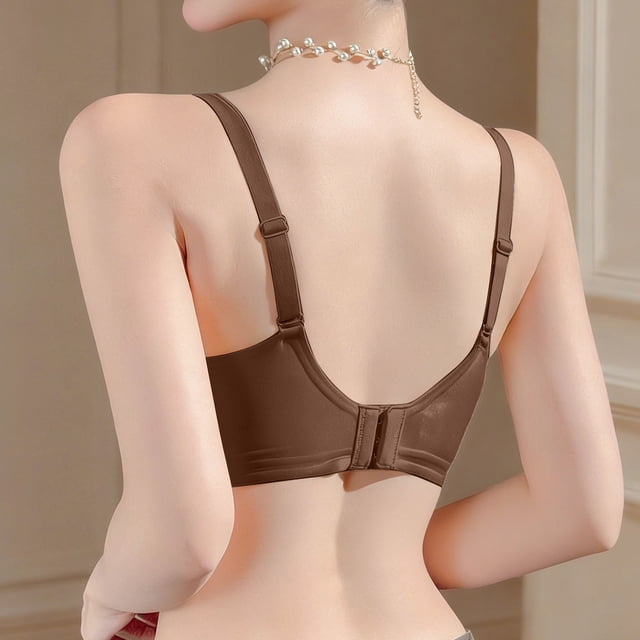 Leopard Print Underwire Bra for Home Comfort and Soft Support with Subtle Lift Everyday Wear Minimizes Side and Sagging