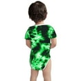 thumbnail image 2 of Rocae Green Tie Dye for Baby Cotton Short-Sleeve Bodysuits for Unisex Onesies Bodysuit-2 Years, 2 of 7