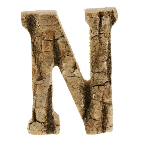 Letras de madera retro AZ alfabeto y letras de madera decoración norte
