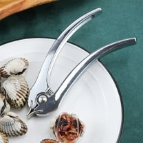 Yzans Seafood Shellfish Opener Tool,One Hand Clam Oyster Knife,4.9x2.2x1 Inches Alloy Kitchen Gadget for Lobster Crab,Rust Resistant