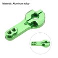 thumbnail image 4 of Aluminum Alloy 25T Steering Servo Arm Horn Green for RC Car/Boat/Airplane Boat Accessories 2 Pcs, 4 of 6
