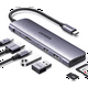 thumbnail image 1 of HUB USB-C Docking Revodok 7 en 1 2 USB-A 3.0 1 USB-C 3.0 (5Gbps) 1 USB-C PD Carga 100W HDMI 4K Lector Tarjetas SD + Micro SD, 1 of 7