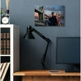 thumbnail image 3 of Stupell Industries Brooklyn Bridge Vintage Hollywood Movie Star Classic Illustration Canvas Wall Art by Jadei Graphics, 3 of 3