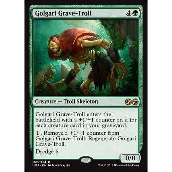 MtG Ultimate Masters Rare Golgari Grave-Troll #167