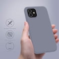 thumbnail image 6 of Dteck iPhone 11 Case, Ultra Slim Fit iPhone Case Liquid Silicone Gel Cover with Full Body Protection Anti-Scratch Shockproof Case Compatible with iPhone 11 6.1 inch, Lavender, 6 of 6