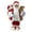Red, variant on Wovilon Christmas 12 Inch Santa Claus Doll Standing Santa Claus Doll Window Decoration Supplies Gift