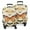 Beige Butterfly Moth, variant on Beige Butterfly Flower Pattern Luggage Cover Fashion Suitcase Cover Baggage Covers Fit 25-28 Inch Luggage (Go Travel)