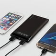 thumbnail image 3 of HyperGear® Dual-USB Portable Battery Pack, 12,000 mAh, Black, 14043, 3 of 8