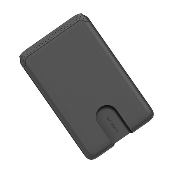 COOLHOOD Phone Card Holder,Silicone Phone Wallet Stick on,Adhesive Credit Cards Holder for Back of Phones Case Hold 3 Card