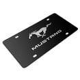 thumbnail image 3 of Ford Mustang 3D Black Stainless Steel License Plate, 3 of 6