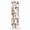 White, variant on JaxSteam 3-Tier Wooden Rotating Bookshelf, 360° Revolving Bookcase with Safety Guard for Bedroom, Natural Wood Finish 38.2"x18.1"x18.1"
