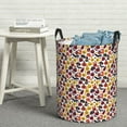 thumbnail image 5 of Picia Halloween Pumpkin Large Laundry Basket, Waterproof, Freestanding Laundry Hamper, Collapsible Tall Clothes Hamper with Extended Handles-Small, 5 of 8