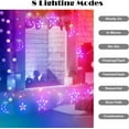 thumbnail image 6 of Solar Moon Star Curtain Lights 11.5 FT LED String Fairy Lights for Holiday Decor, 6 of 8