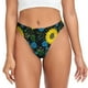 thumbnail image 1 of Fotbe Sunflowers And Blue Flower Tanga Sin Costuras para Mujer con Estampado – Panties Invisibles, Transpirables y Cómodos para Uso Diario-XX-Large, 1 of 6