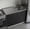 Smokey Oak/White, variant on TUHOME Napoles 39" Utility Sink with Cabinet, Stainless Steel Laundry Sink