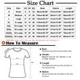 thumbnail image 3 of Fiudx Liquidación de Ofertas Flash Camisas de Impresión Casual de Moda para Mujer Camisetas Sueltas de Manga Corta Blusa Tipo Túnica, 3 of 5