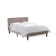 thumbnail image 3 of East West Furniture Nolan 2-Piece Wood Queen Bedroom Set in Taupe Brown/Walnut, 3 of 7