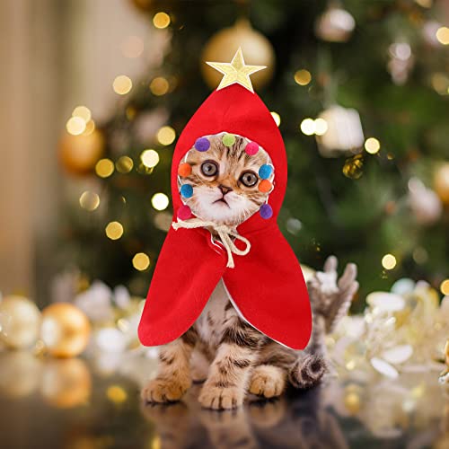 christmas cat dress up Christmas Cat Costumes Funny Santa Claus Clothes For Small Cats Dogs Xmas New Year Pet Cat Clothing Winter Kitty Kitten OutfitsB270726