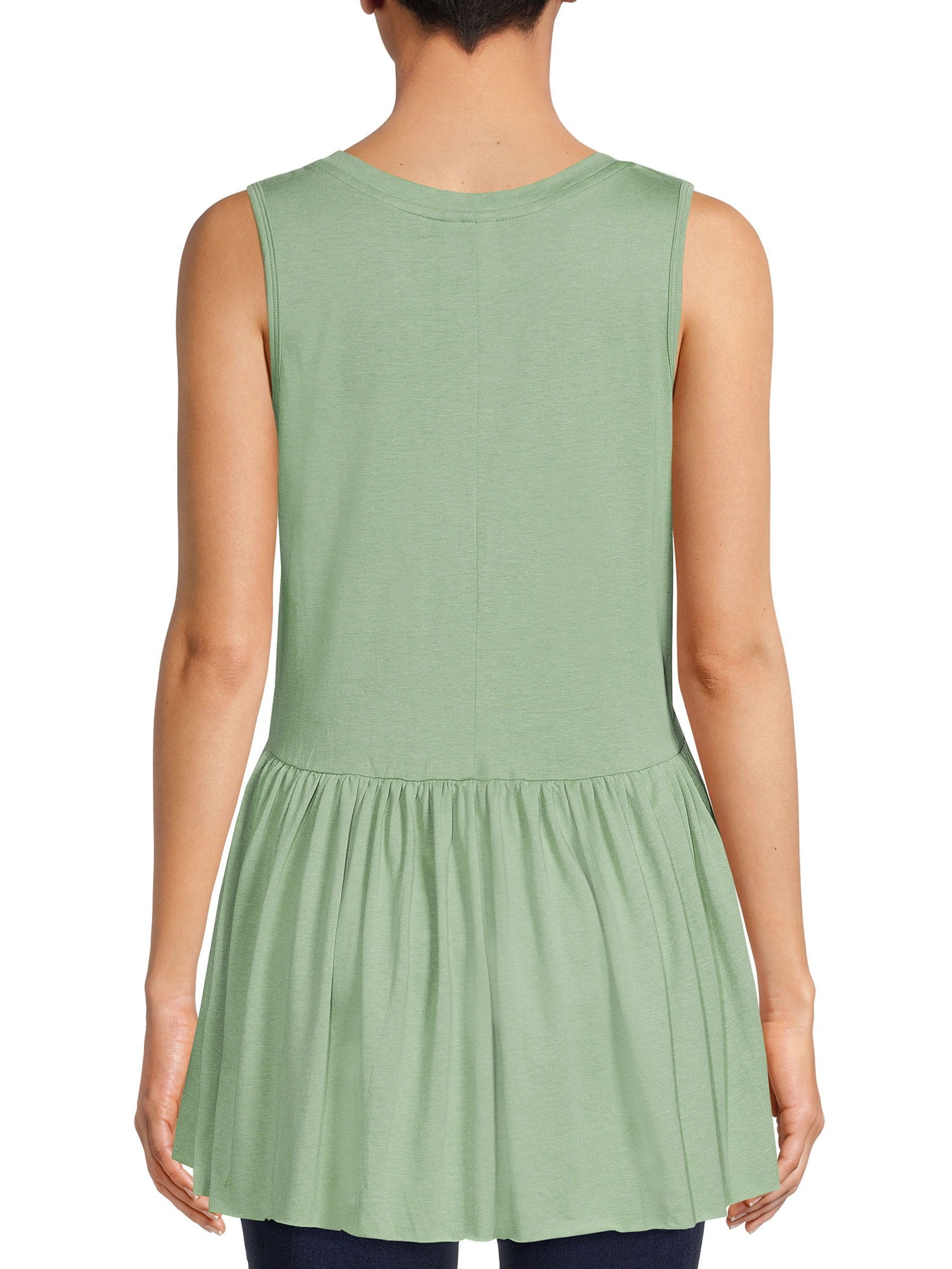 Planet Motherhood Maternity Women's Sleeveless Empire Waist Top