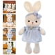 thumbnail image 3 of FELTECHELECTR Conejo de peluche de juguete realista, muñeco de peluche, regalo de cumpleaños para niños, 3 of 6
