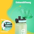 thumbnail image 3 of Botella de agua Sahara Sailor, 950 ml, Tritan, sin BPA, con marcador de tiempo, 3 of 7