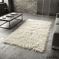 thumbnail image 2 of Stylish 4x6 Flokati Rug | Long 3” shag pile | 100% natural wool | Authentic Greek Flokati | Off White Area Rug, 2 of 5