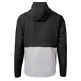 thumbnail image 3 of Men's Cutter & Buck  Black Salt Lake Bees  Charter Eco Recycled Half-Zip Anorak Jacket, 3 of 3