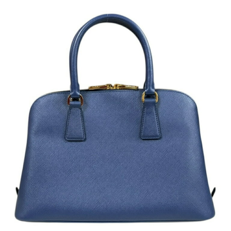 Pre-Owned Prada Promenade Saffiano Shoulder Bag Leather BL0837