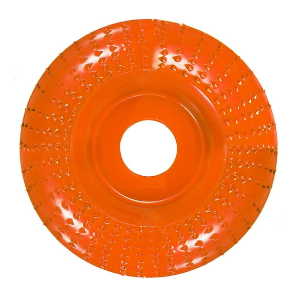 WHEANG Electrical Tools Carbide Wood Sanding Carving Shaping Disc for Angle Grinder/Grinding Wheel 125Mm One Size Orange