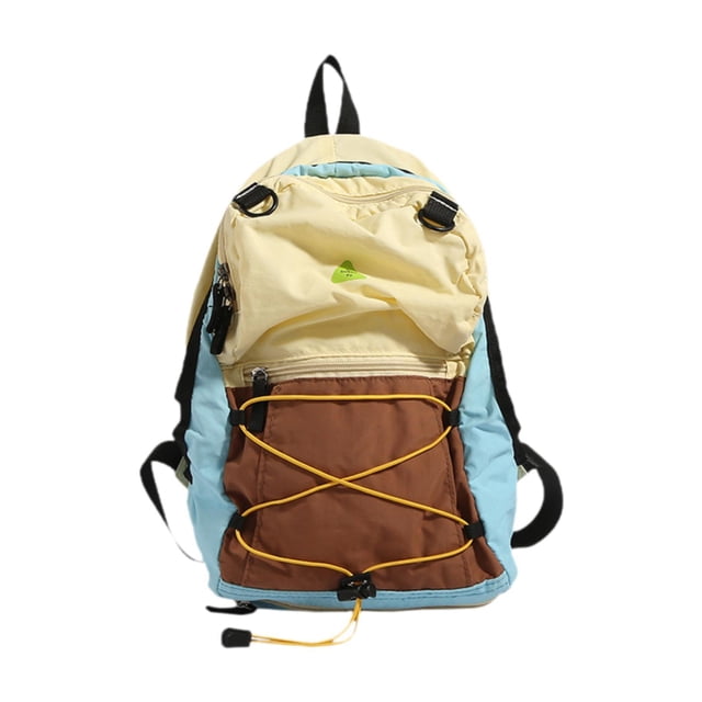 Mochila de baloncesto, bolsa de almacenamiento, cómoda bolsa deportiva, bolsa de equipo de entrenamiento deportivo para la escuela, natación, voleibol Amarillo y azul
