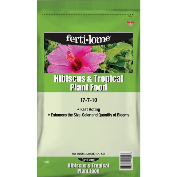 Fertilome (11045) Hibiscus and Tropical Plant Food 17-7-10 (3.25 lbs.)