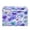 Watercolor Blue-purple Flowers, variant on Large Fliplid Foldable Storage Bin Boxes Cubes Baskets with 2 Handles for Clothes Books 16.5x12.6x11.8 Inch Watercolor Blue-purple Flowers