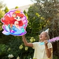 thumbnail image 6 of Mermaid Pinatas for Birthday Party Girl, 4-in-1 Mermaid Party Pinata with Stick Confetti and Blindfold for Mermaid Birthday Decorations, Sea Mermaid Theme Birthday Party Carnival Activity, 6 of 8