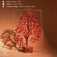 thumbnail image 3 of Árbol de cristal KARMAPLEDGE Cornelian 22-24 cm hecho a mano, 3 of 8