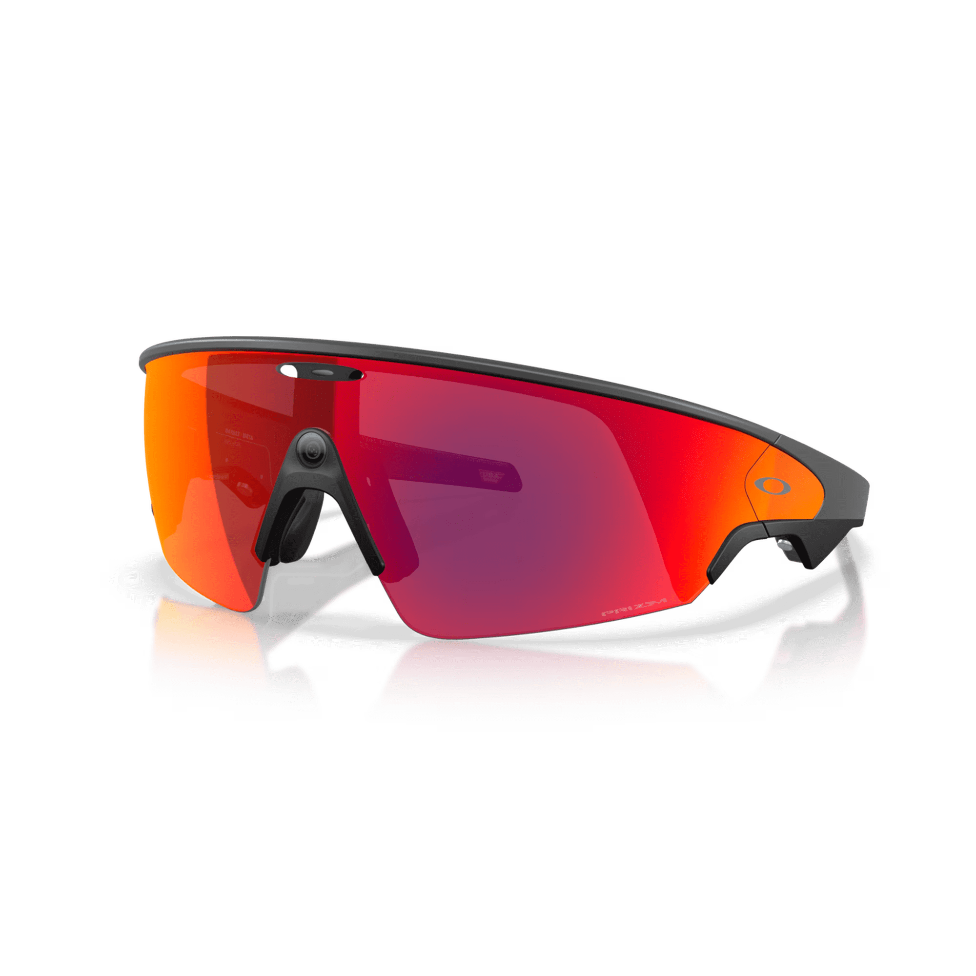 Oakley Meta Vanguard Smart Glasses AI Meta Glasses with Photo Video and Audio Size 52 Black/Prizm Road