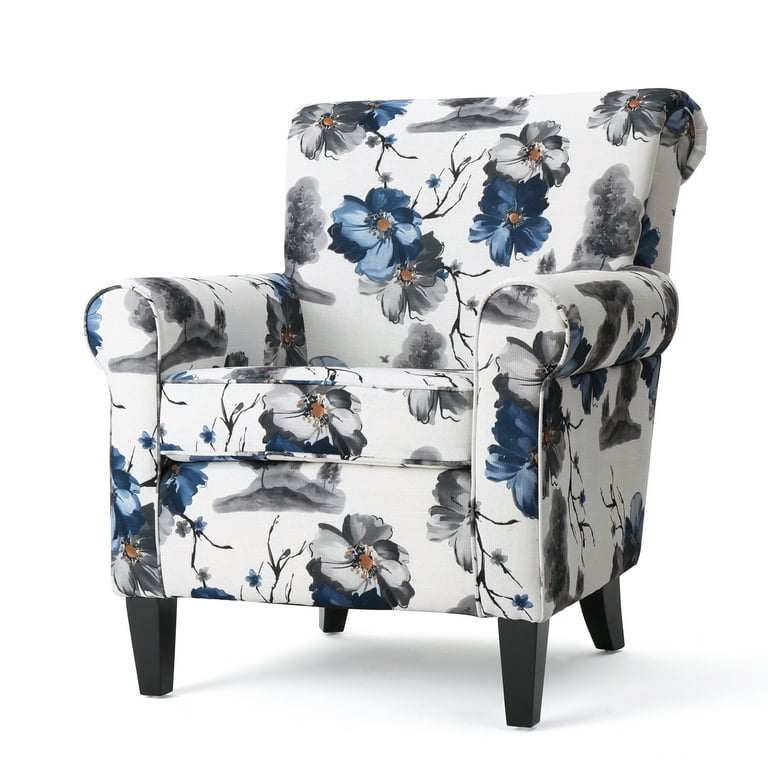 Noble House Dior Fabric Club Chair Multi color Walmart
