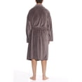 thumbnail image 3 of #followme Ultra Soft Plush Robe for Men with Shawl Collar (Charcoal Grey, Medium), 3 of 3