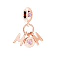 thumbnail image 1 of Hot Selling Mother's Day Love Mom Charm 925 Sterling Silver Charm Princess Dress For Pandora Bracelet Women Jewelry Making Gifts Gao Jinjia LED, 1 of 2